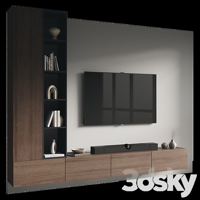 TV wall set 121