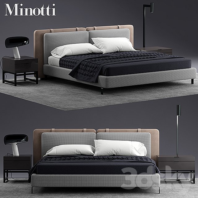 Bed minotti tatlin SOFT