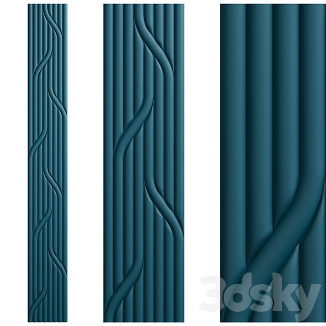 Wall panel Orac W213 HILL TRACE