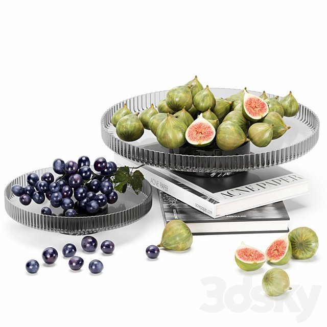 fruit set fige grape
