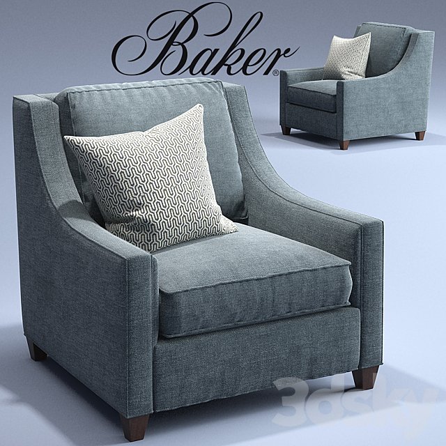 Malory Chair Baker Classics Upholstery - 6604C Berkley