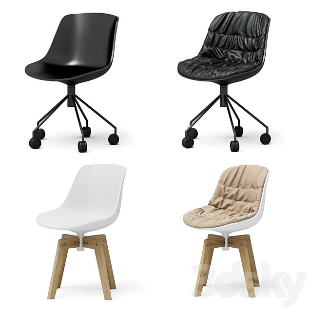 MDF Italia flow chairs set