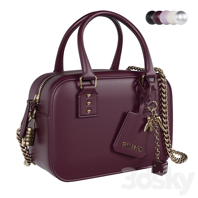 PINKO mini Bowling tote bag