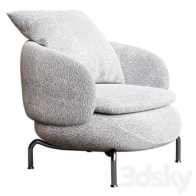 Vivienne Small Armchair by Minotti