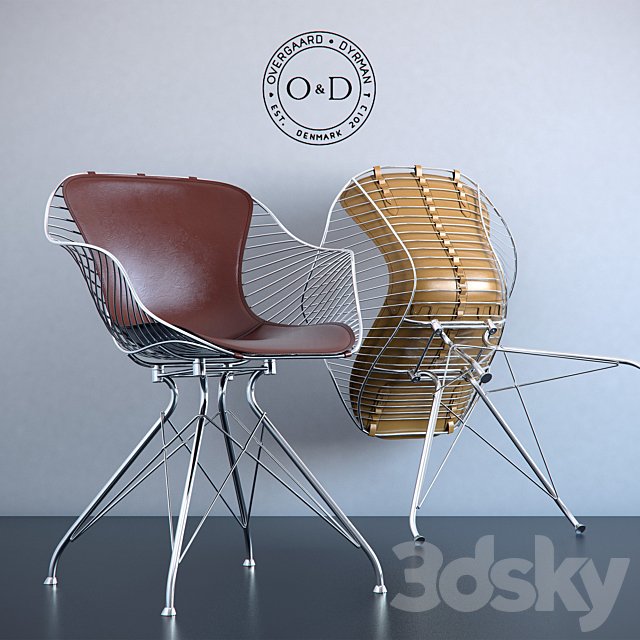 OVERGAARD ​​&amp; DYRMAN Wire Dining Chair