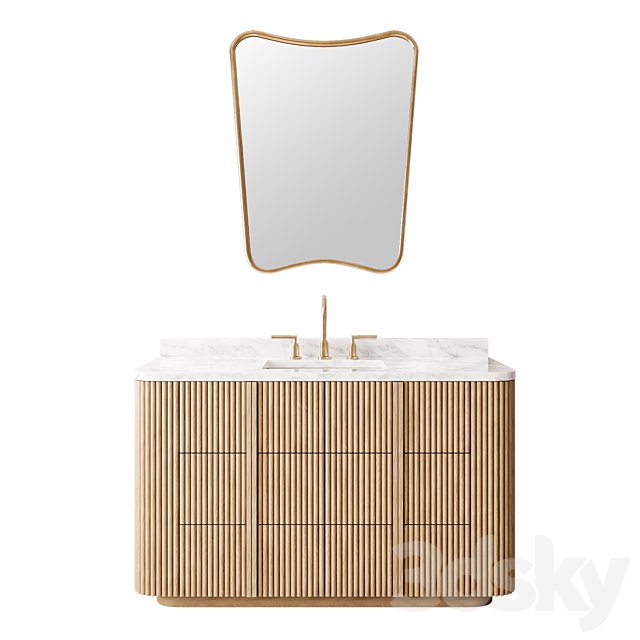 Bathroom furniture Restoration Hardware MULHOLLAND SINGLE VANITY