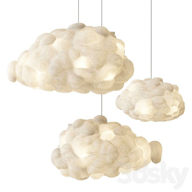 Cloud pendant lamps