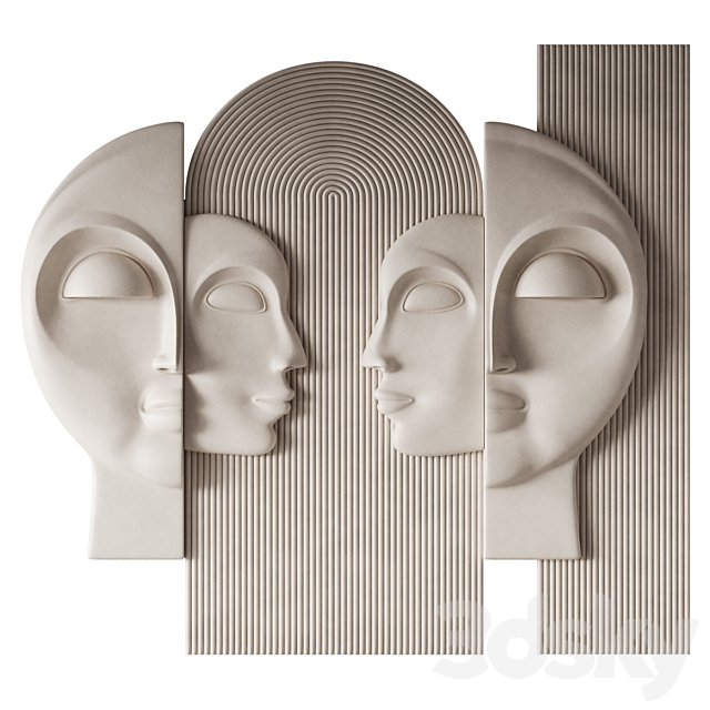 Wall 3D panel Faces v2