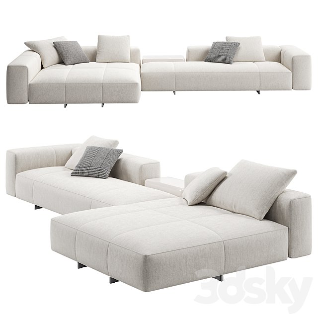 Yves Sofa 09 by Minotti