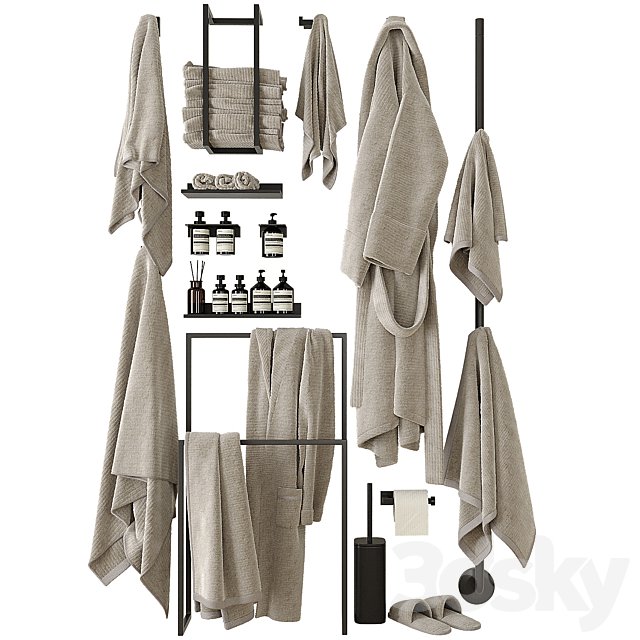 Decorative set for the bathroom 306