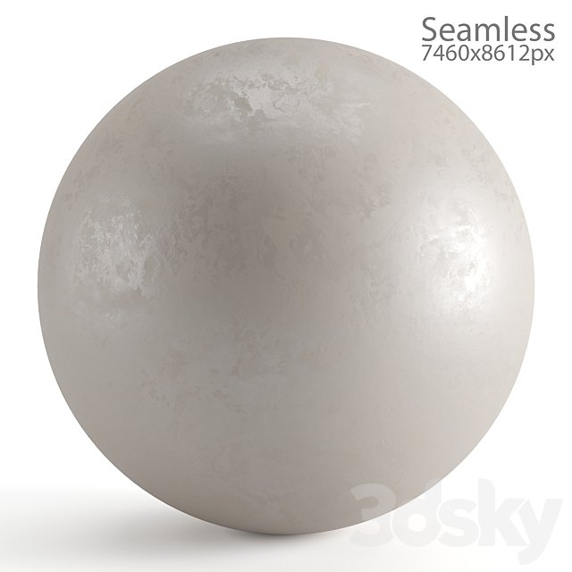 Seamless decorative plaster material