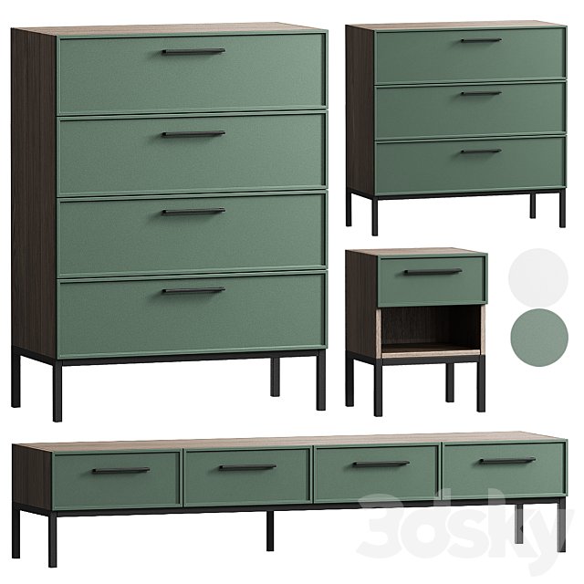 Chest of drawers,Bedside table,TV Nicole