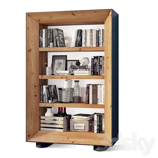 Shelf rack with filling Loft MariaStefania