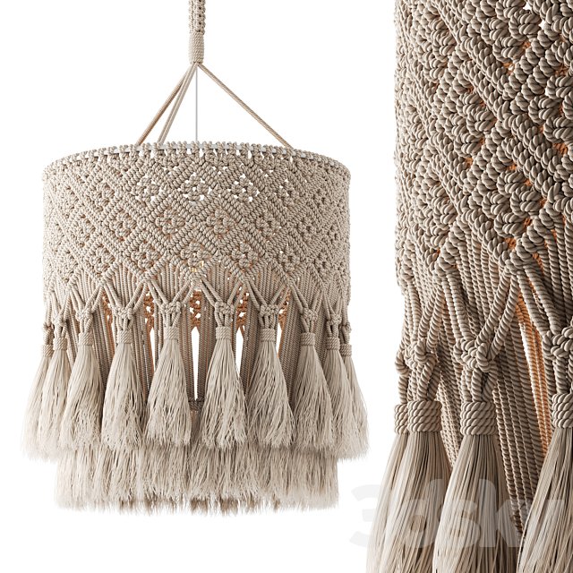 MACRAME Pendant Light 01