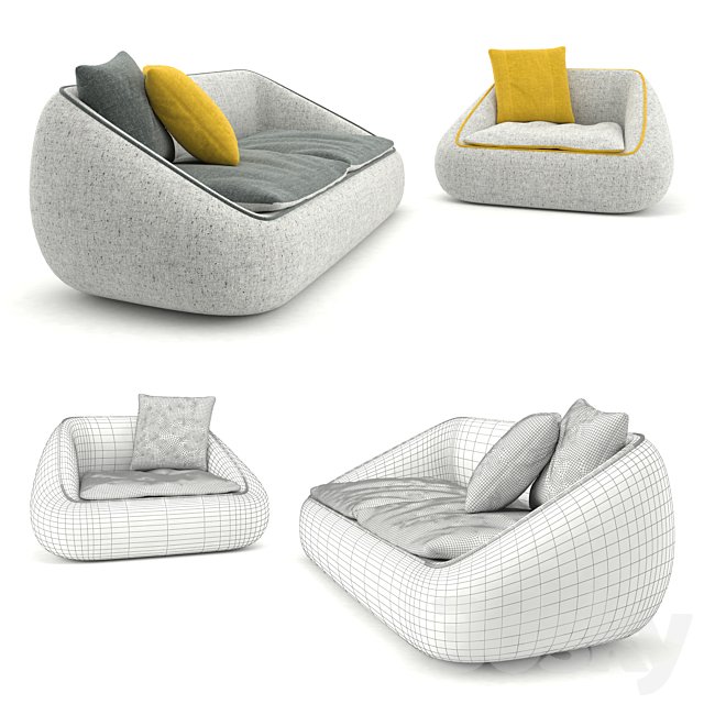 Sofa (Bamboo Sofa, Bamboo Chair) Design by Alf DaFre.