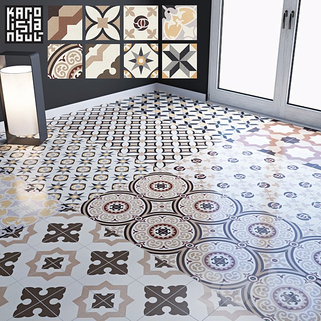 Decorative tile KARO