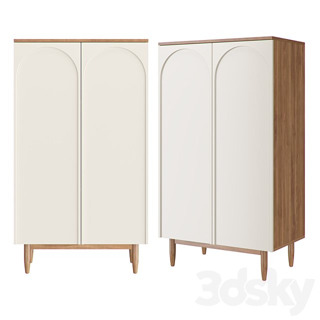 Chest of drawers with two doors "Arka"