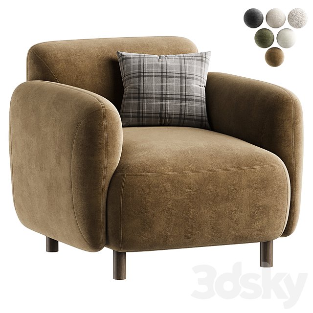 Chair Pipel-2 Bucle Beige