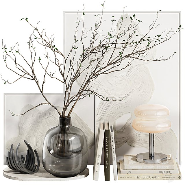 Decorative set with branches ch9