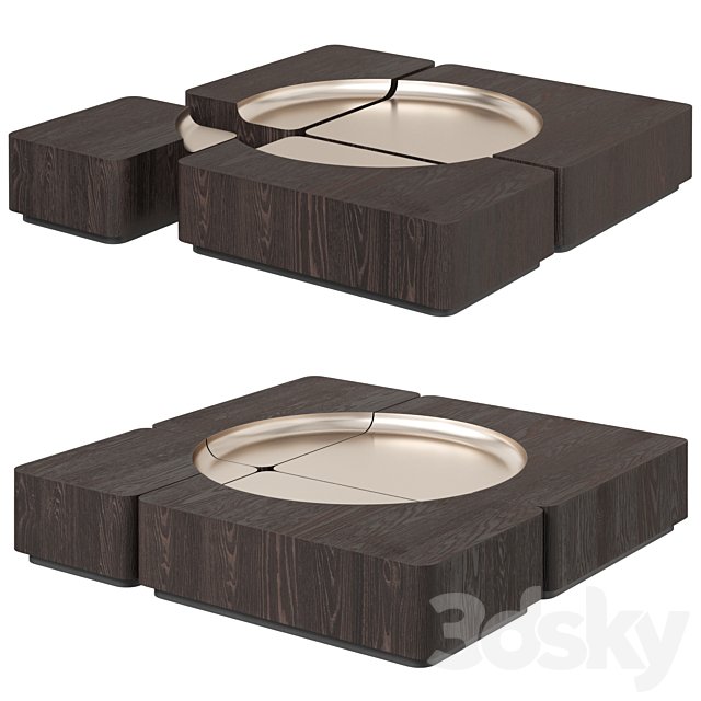 Bas Relief Coffee Table by A&B Living
