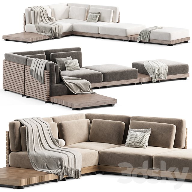 The Caicos Outdoor Furniture Collection sofa