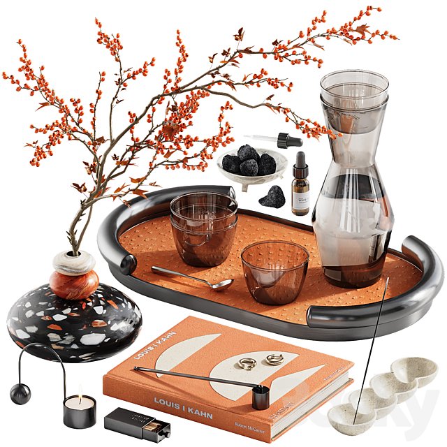 Decorative set with branches ch10