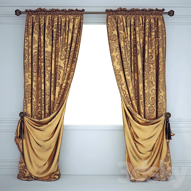Drapes with classic pickup