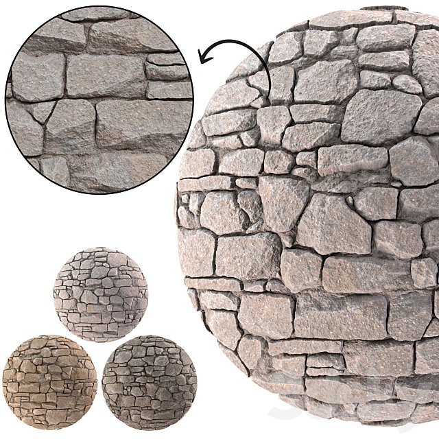 Stone Wall 16 (Seamless)