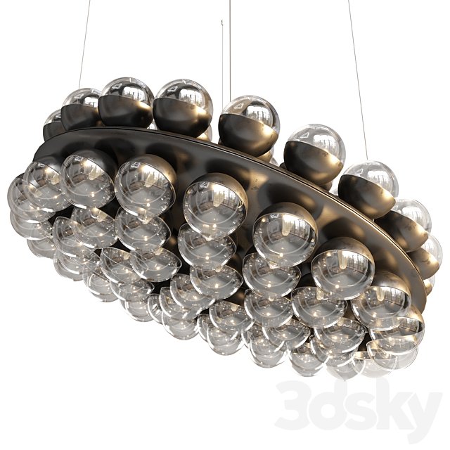 Prop Light round double Chandelier Moooi