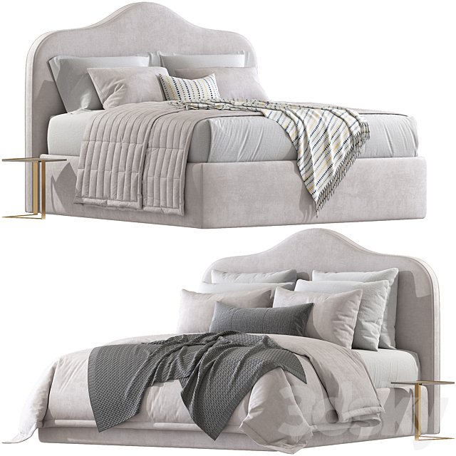 Double bed Marion Natural №217.