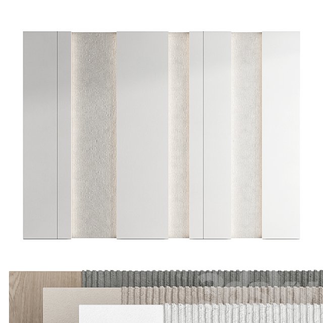 Decorative wall panel set 133