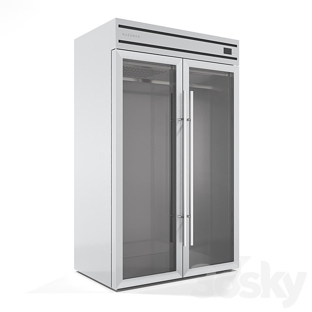 KUZZMAN CRISTAL 6 Refrigerator for fur and cashmere with glass doors