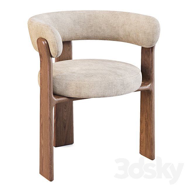 KaveHome: Granite 3-Leg - Dining Chair