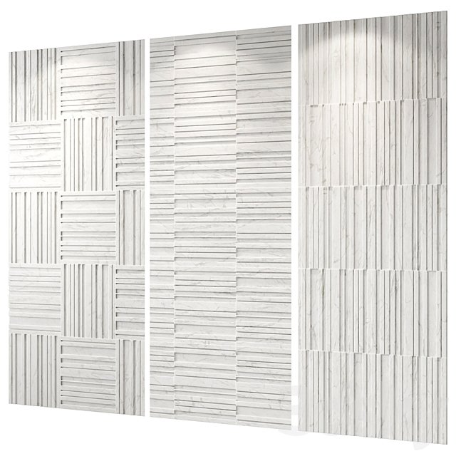 Lithos Design marble wall panel Barcode Zero