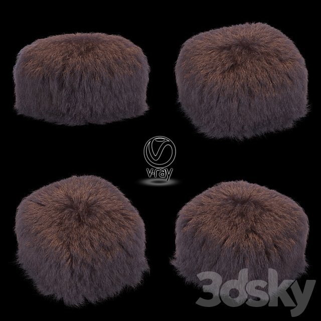 Poof fur Brown