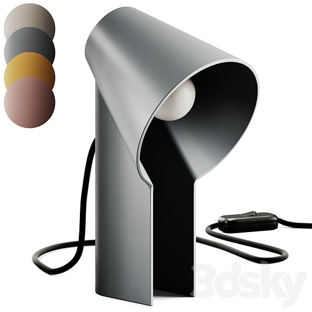 Woud Study Table Lamp