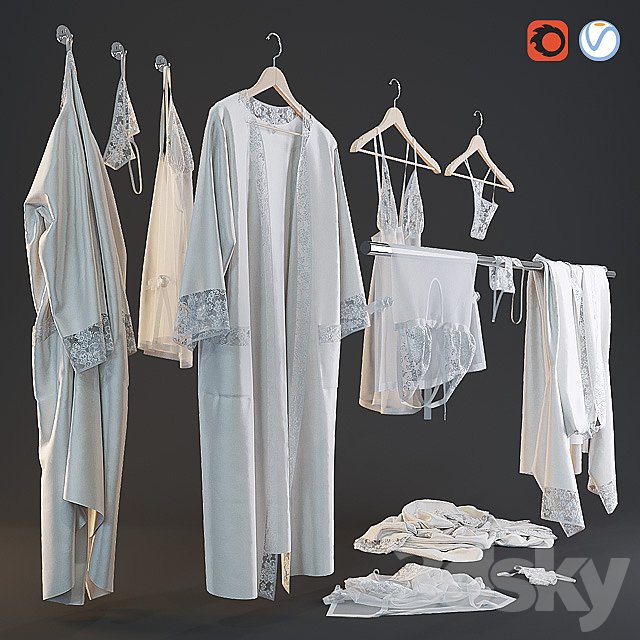 A set of women's clothing