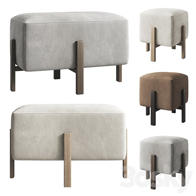 Pouf, Emmy bench from iModern