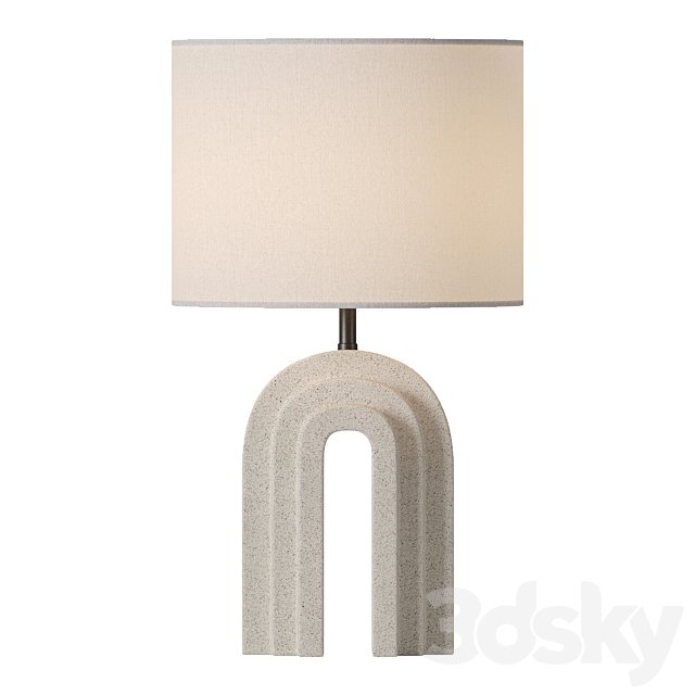 Blanc Arched Table Lamp