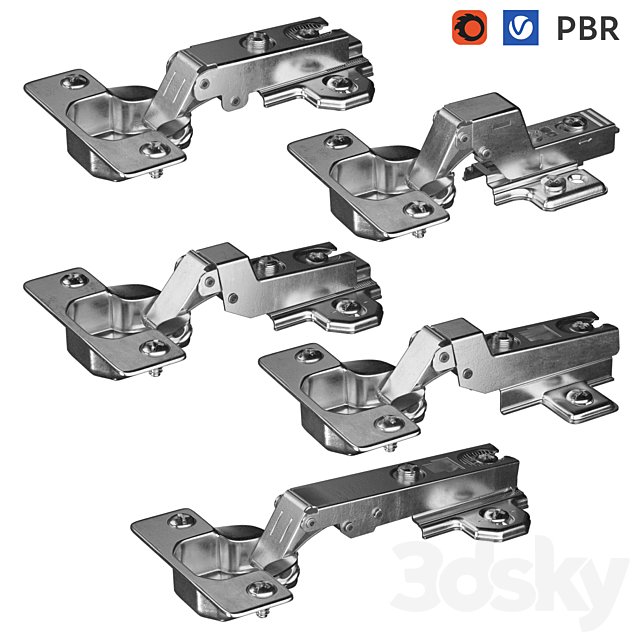 Furniture hinges / PBR textures