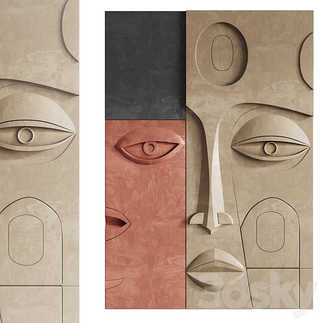 Wall Decor Faces