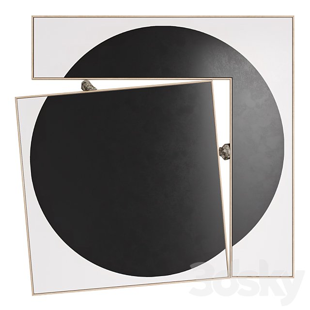 Modern Abstract Geometric Panno