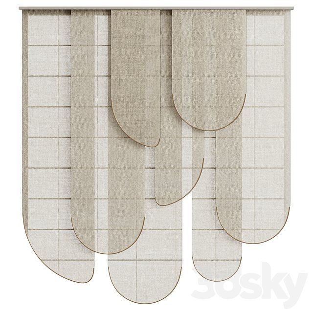 the leaves rayon Curtain
