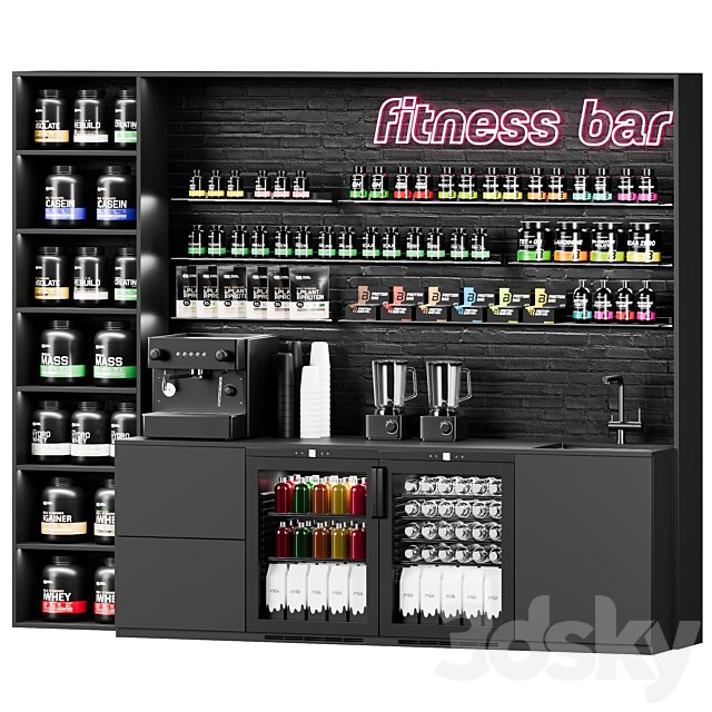 Fitness bar, sports nutrition