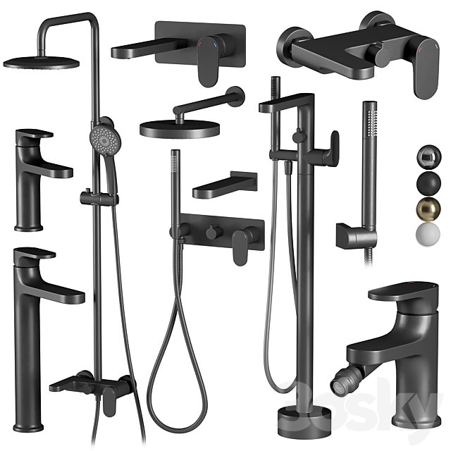 Faucets and showers Boheme Spectre set
