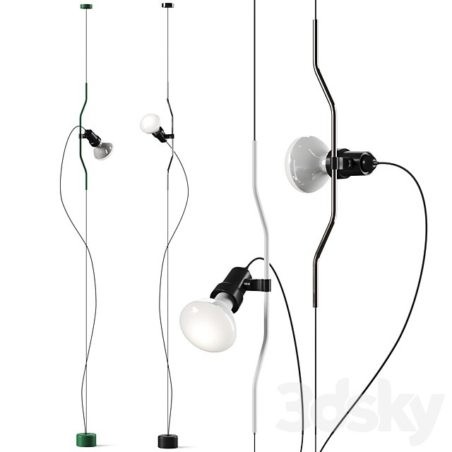 Parentesi D Flos Pendant Floor Lamp