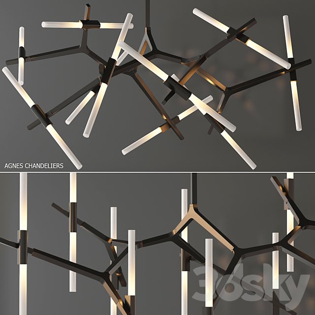Agnes Chandelier - 20 Lights by Roll & Hill