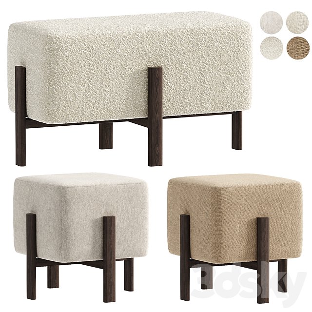 Pouf, Emmy bench from iModern