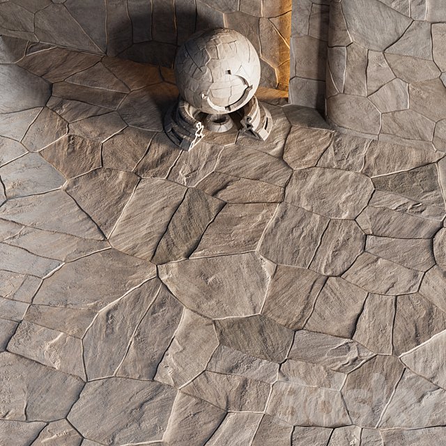 H71 Slate Stone Floor| PBR | 4K