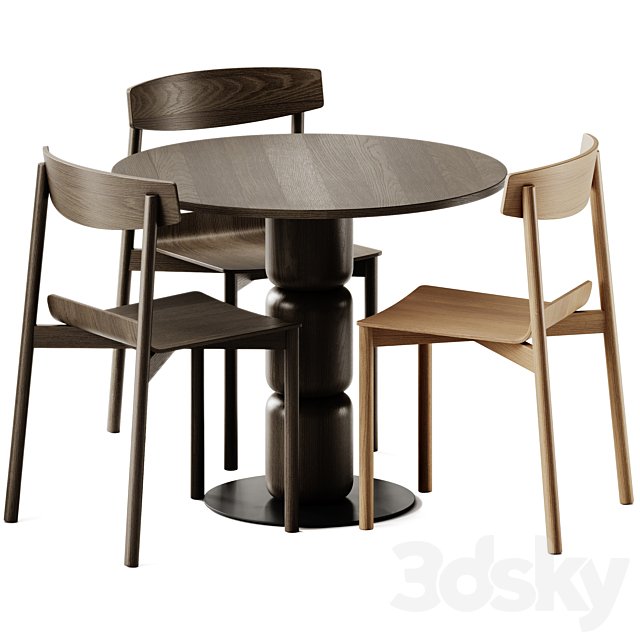 Artu Beads Table and Wox 2 Chair
